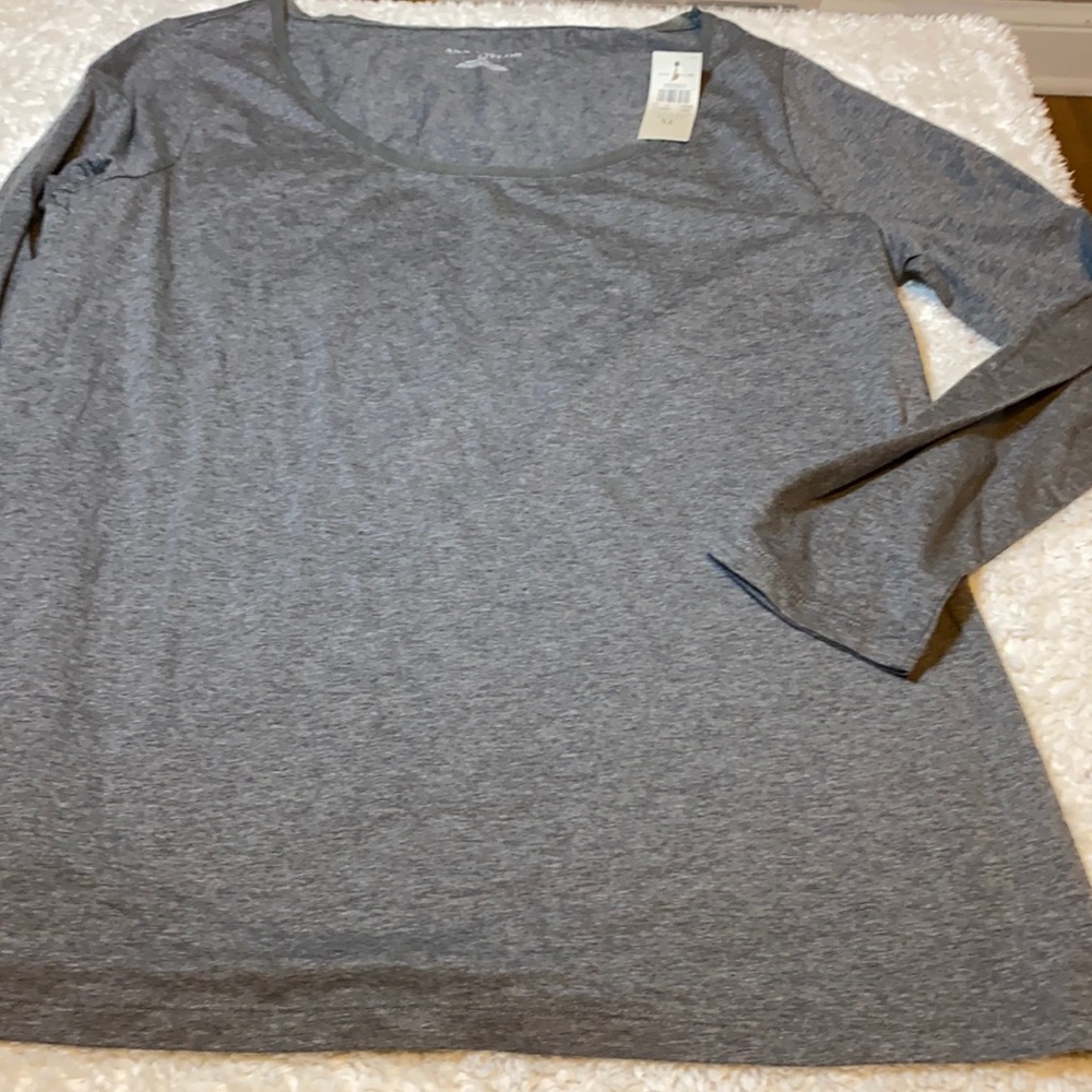 NWT Gray Ann Taylor long sleeve tee size XL